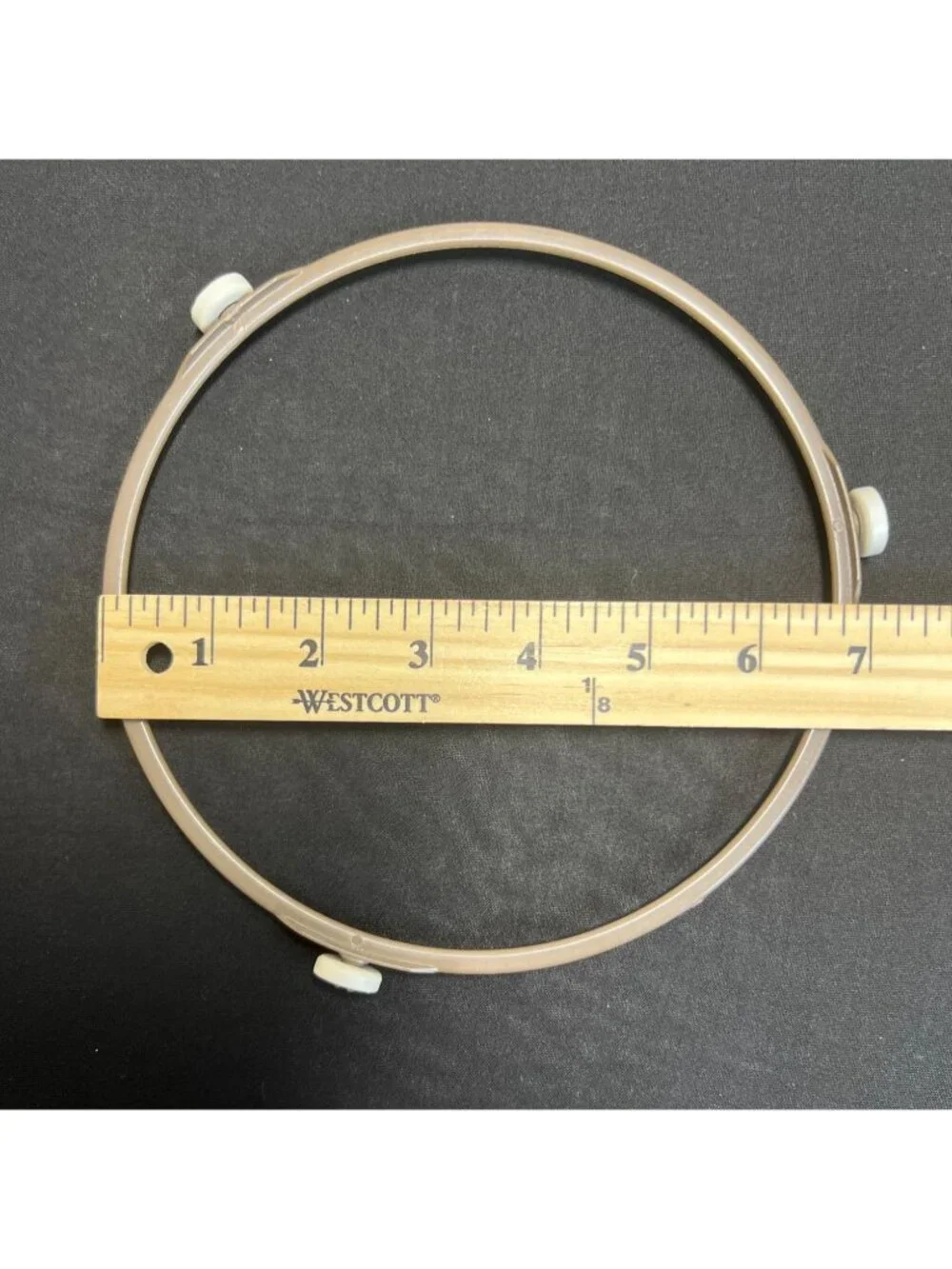 Microwave Glass Turntable Plate w/ Roller Ring & Coupler 10.5 Inches